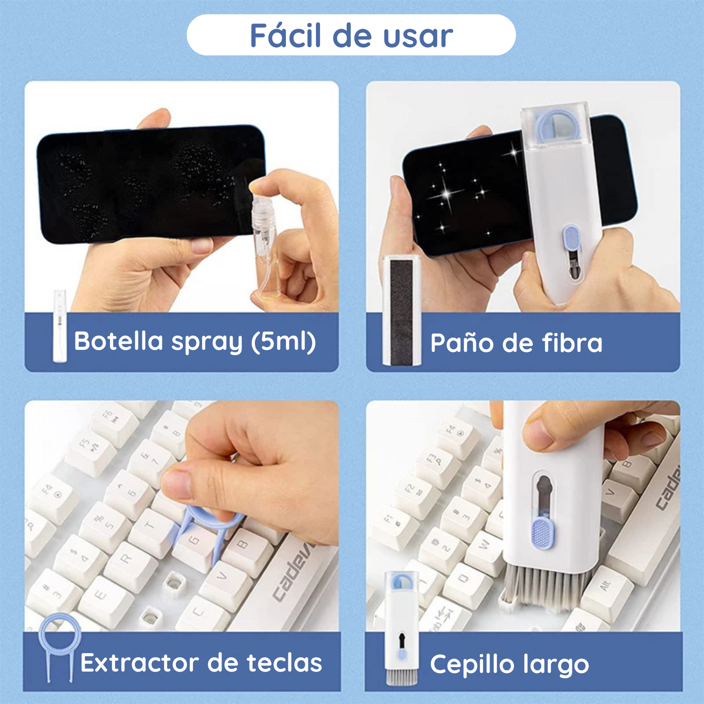 Kit limpiador  de electrónica
